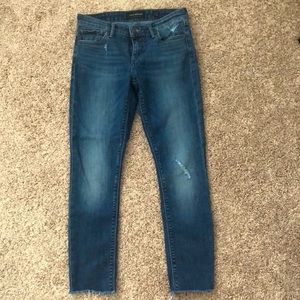 Lucky brand Stella Skinny jeans with frayed hem